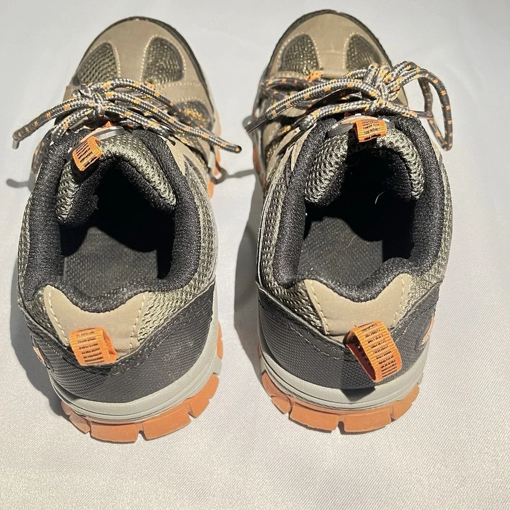 Pacific Mountain Crestone Men's Hiking Shoes US 6 Brown Black Orange PM005501231